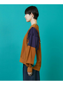 【FRAPBOIS】フリンジスウェット 詳細画像 キャメル 10