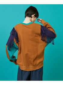 【FRAPBOIS】フリンジスウェット 詳細画像 キャメル 11