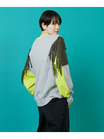 【FRAPBOIS】フリンジスウェット 詳細画像 キャメル 3