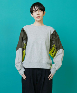 【FRAPBOIS】フリンジスウェット 詳細画像 グレー 1