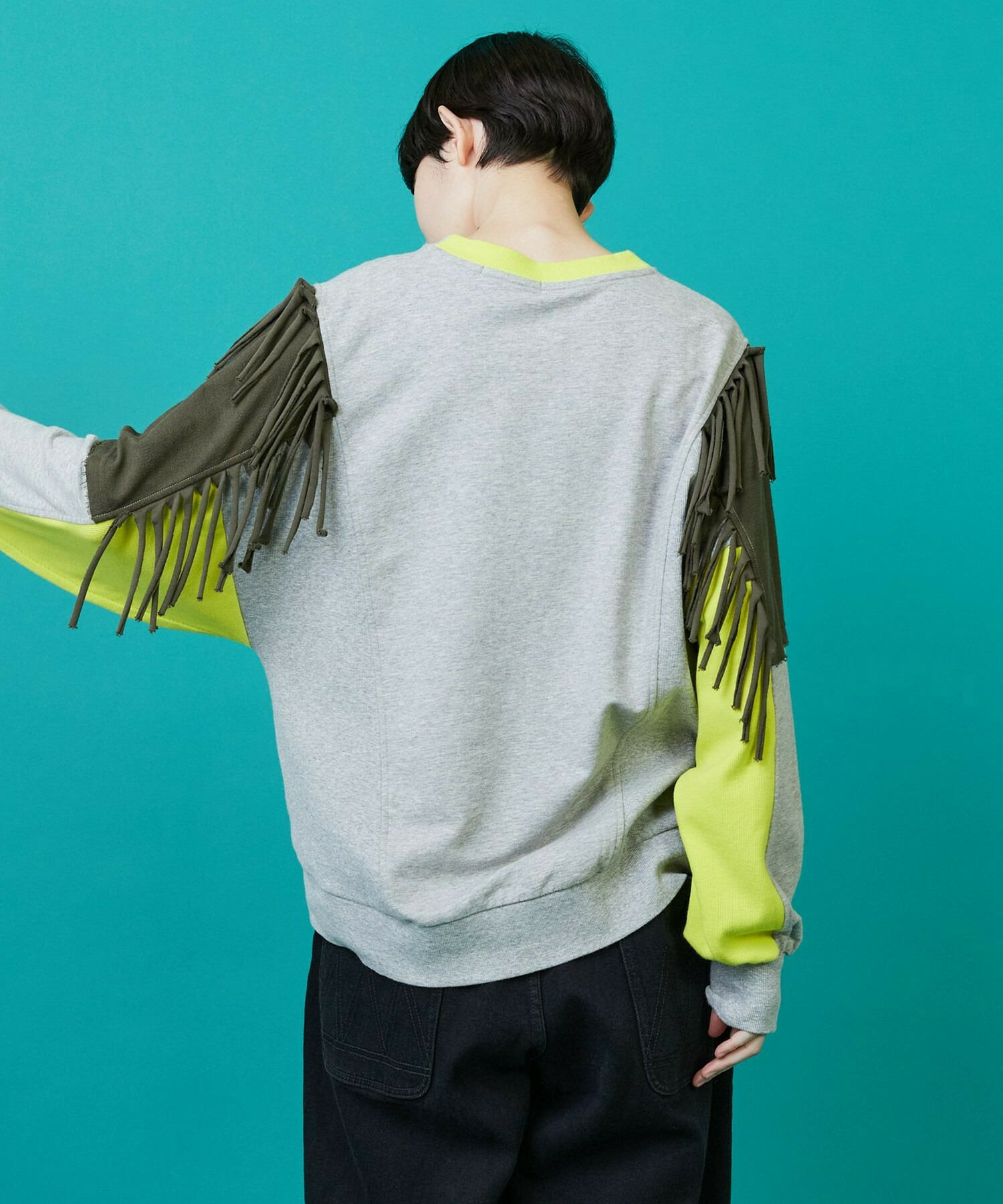 【FRAPBOIS】フリンジスウェット 詳細画像 キャメル 2