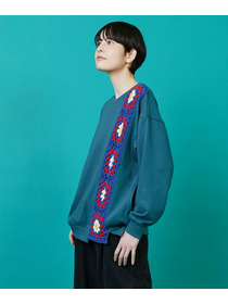 【FRAPBOIS】グラニースクエアスウェット 詳細画像 ターコイズブルー 11