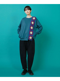 【FRAPBOIS】グラニースクエアスウェット 詳細画像 ターコイズブルー 16