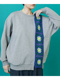 【FRAPBOIS】グラニースクエアスウェット 詳細画像 ターコイズブルー 5