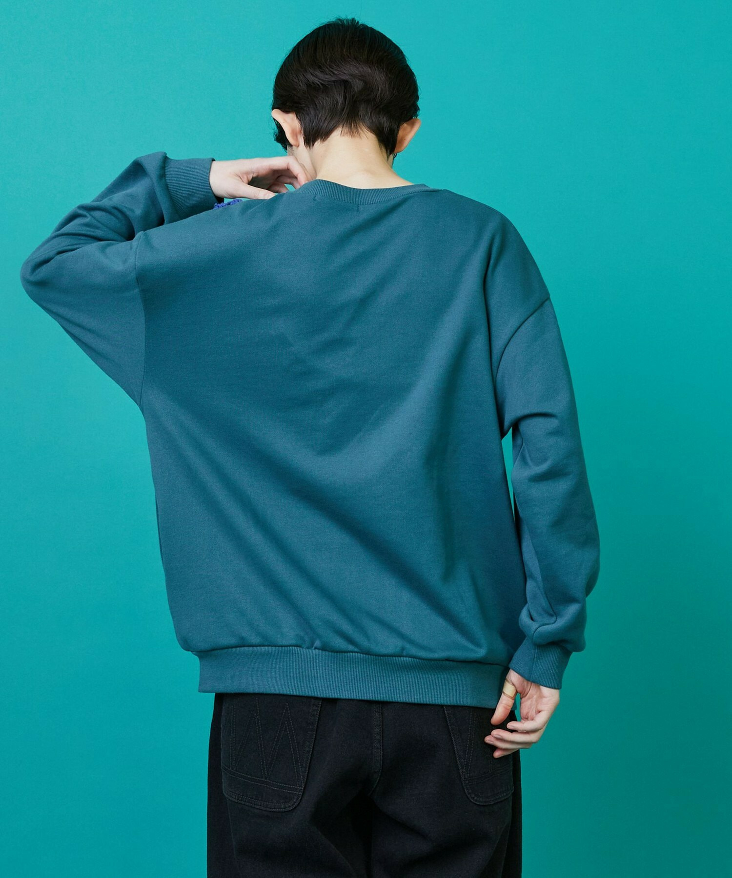 【FRAPBOIS】グラニースクエアスウェット 詳細画像 ターコイズブルー 12