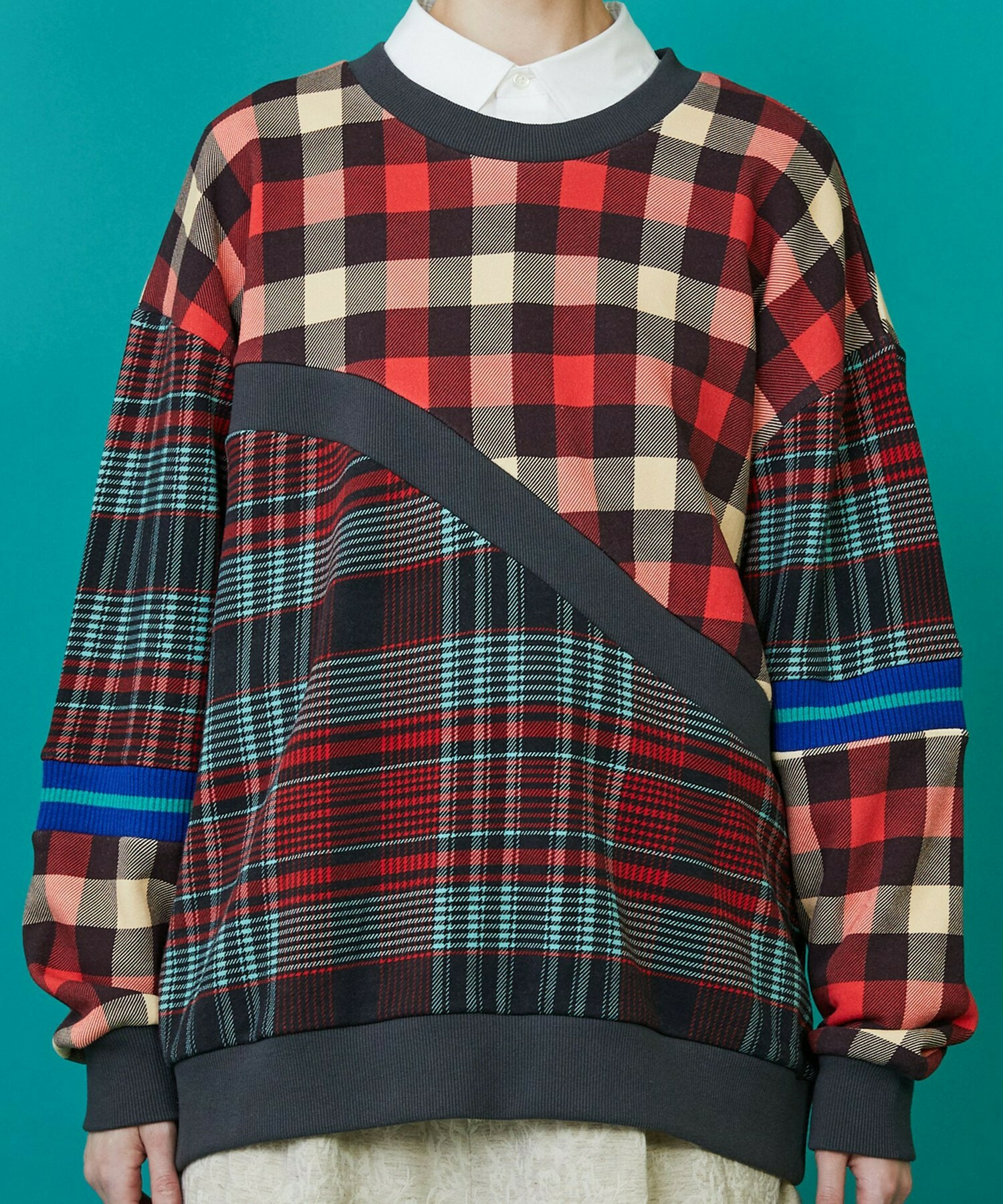 【FRAPBOIS】チェットレーナー 詳細画像 ブルー系その他 5