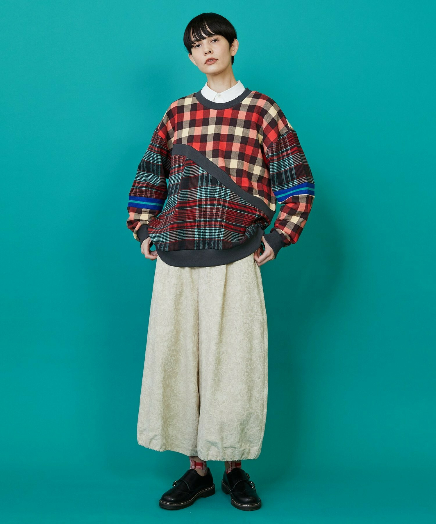 【FRAPBOIS】チェットレーナー 詳細画像 ブルー系その他 9