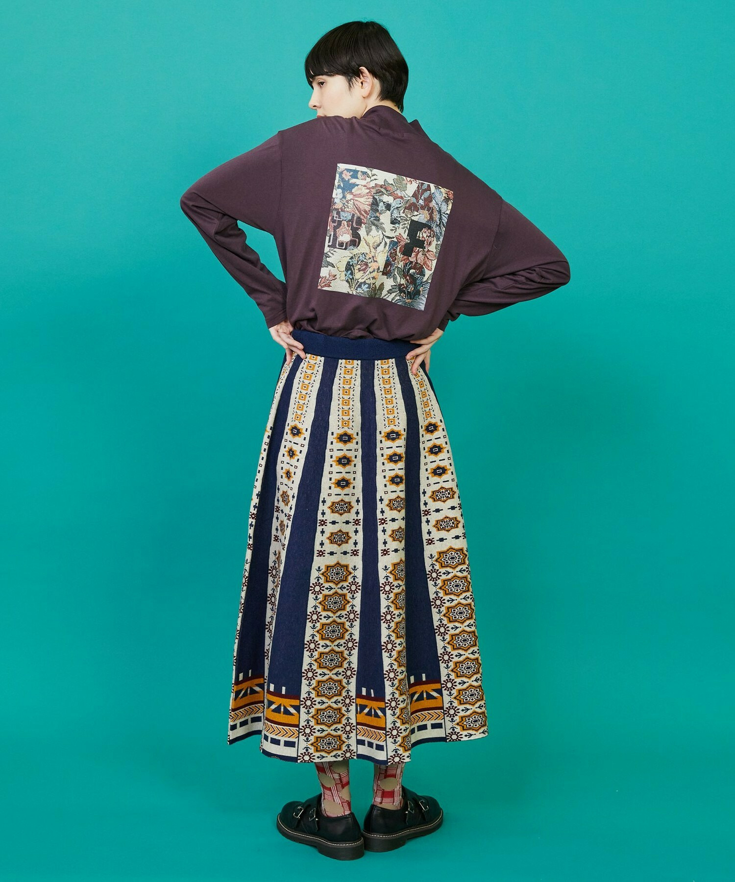 【FRAPBOIS】モックゴブランT カットソー 詳細画像 ブラック 11