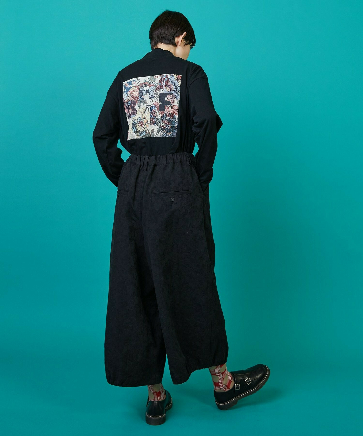 【FRAPBOIS】モックゴブランT カットソー 詳細画像 ブラック 16