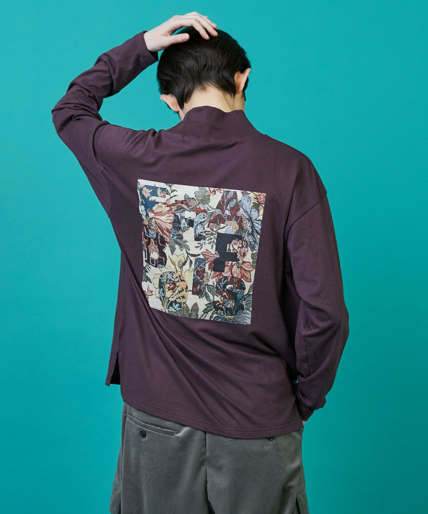 【FRAPBOIS】モックゴブランT カットソー 詳細画像 ブラック 2