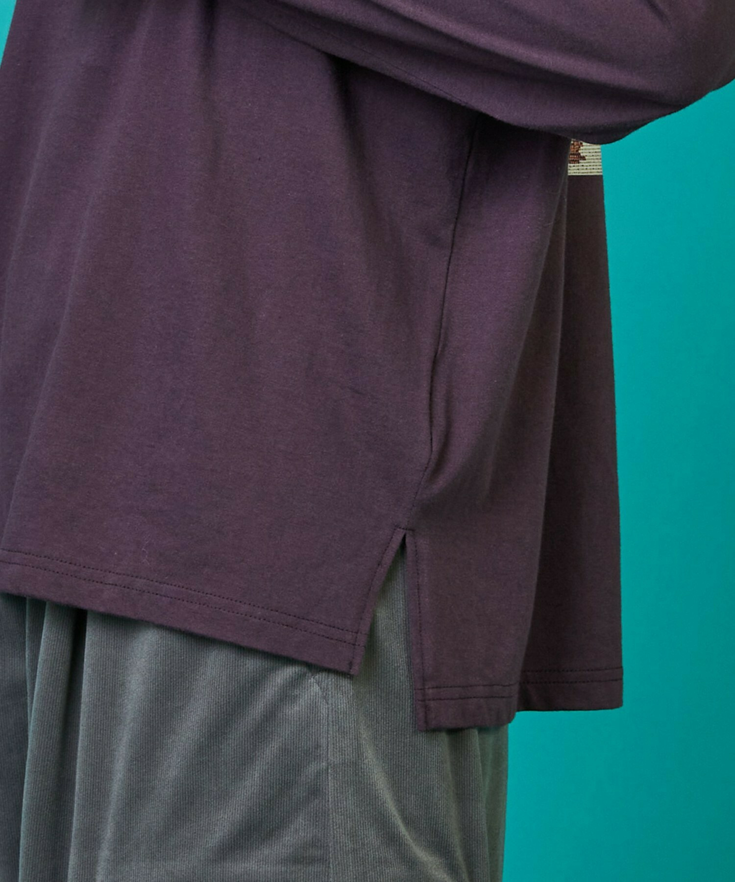 【FRAPBOIS】モックゴブランT カットソー 詳細画像 ブラック 5