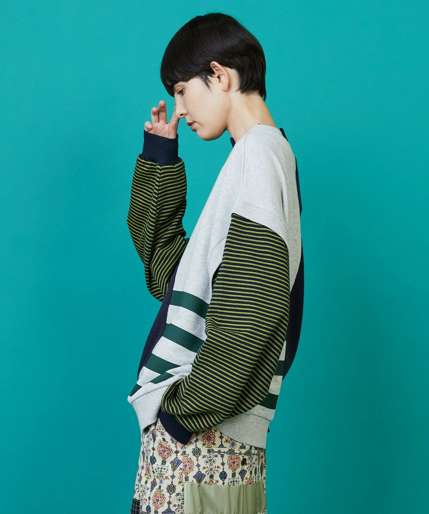 【FRAPBOIS】メタフォー カットソー 詳細画像 ブルー系その他 11