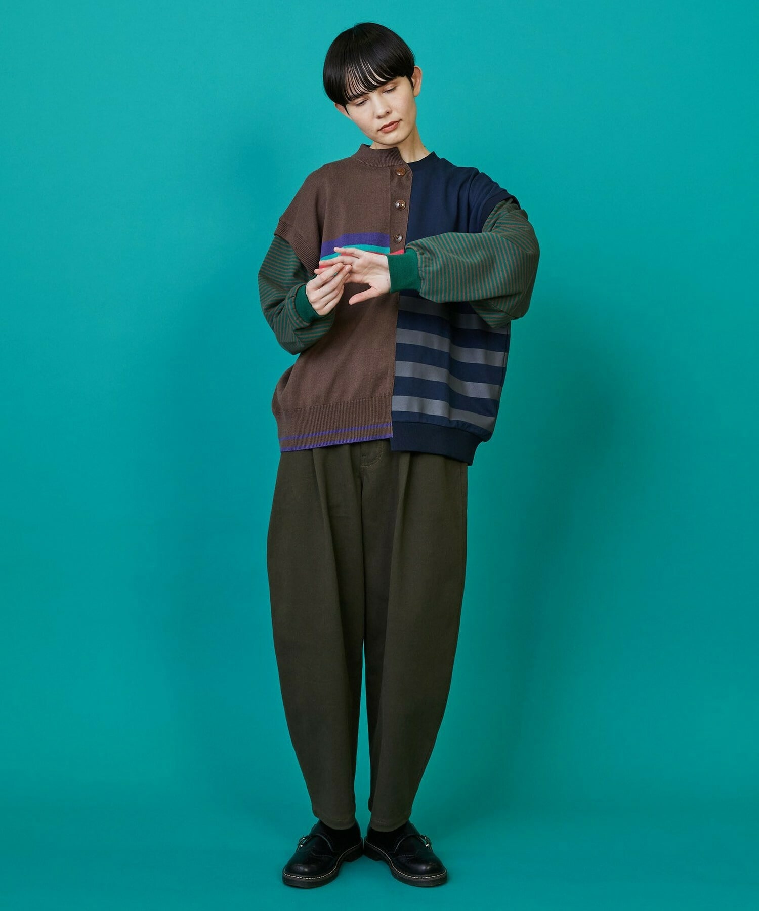 【FRAPBOIS】メタフォー カットソー 詳細画像 ブルー系その他 4