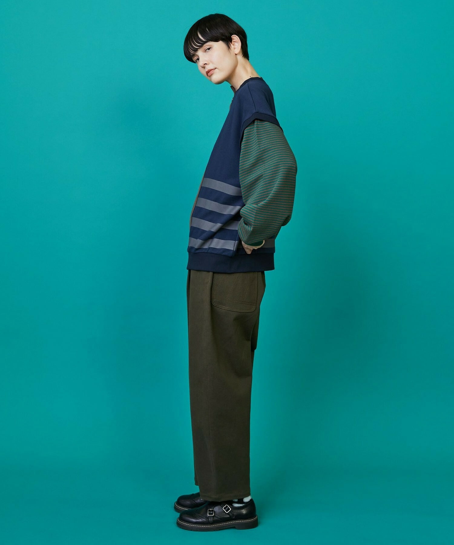 【FRAPBOIS】メタフォー カットソー 詳細画像 ブルー系その他 6