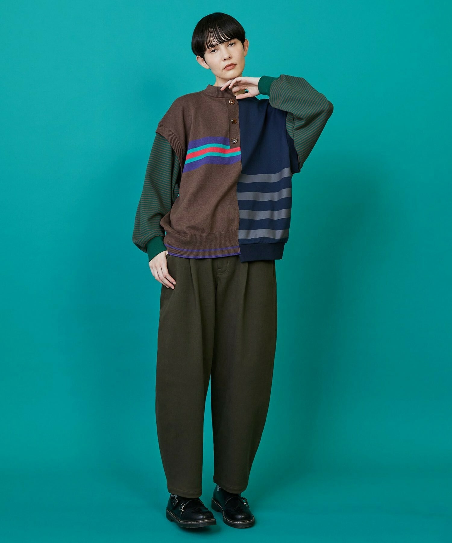 【FRAPBOIS】メタフォー カットソー 詳細画像 ブルー系その他 9