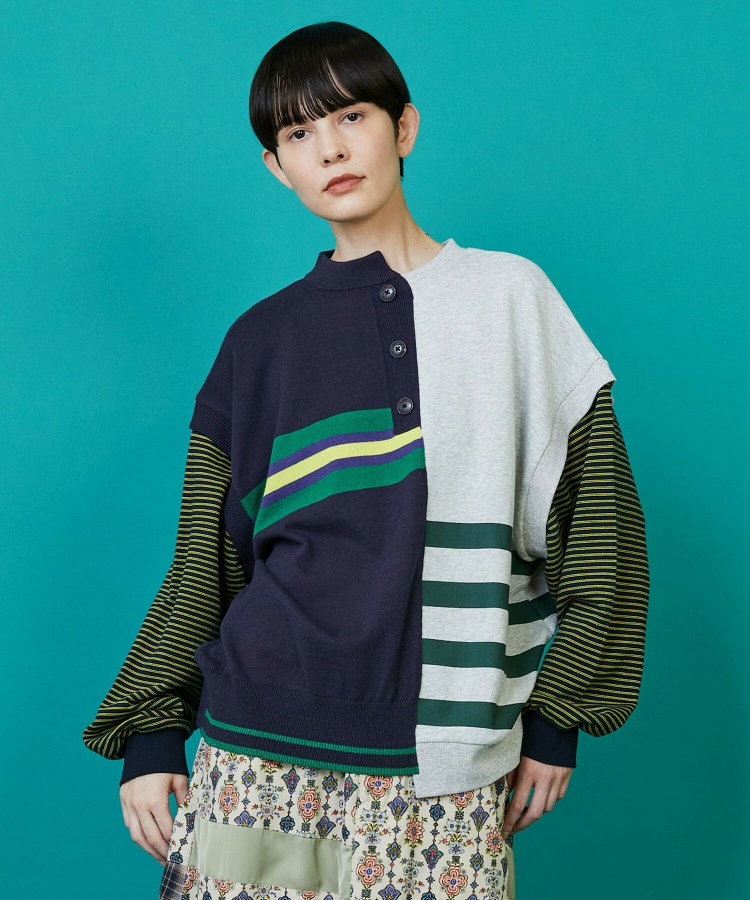 【FRAPBOIS】メタフォー カットソー 詳細画像 ブルー系その他 1