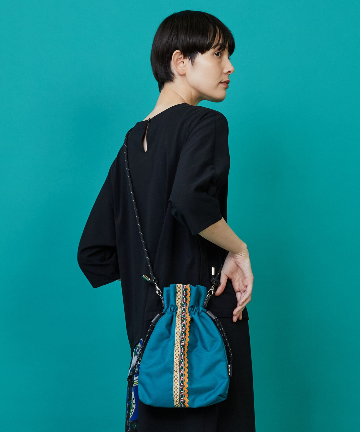 [FRAPBOIS] Tyrolean BAG 細部圖 黑色 11