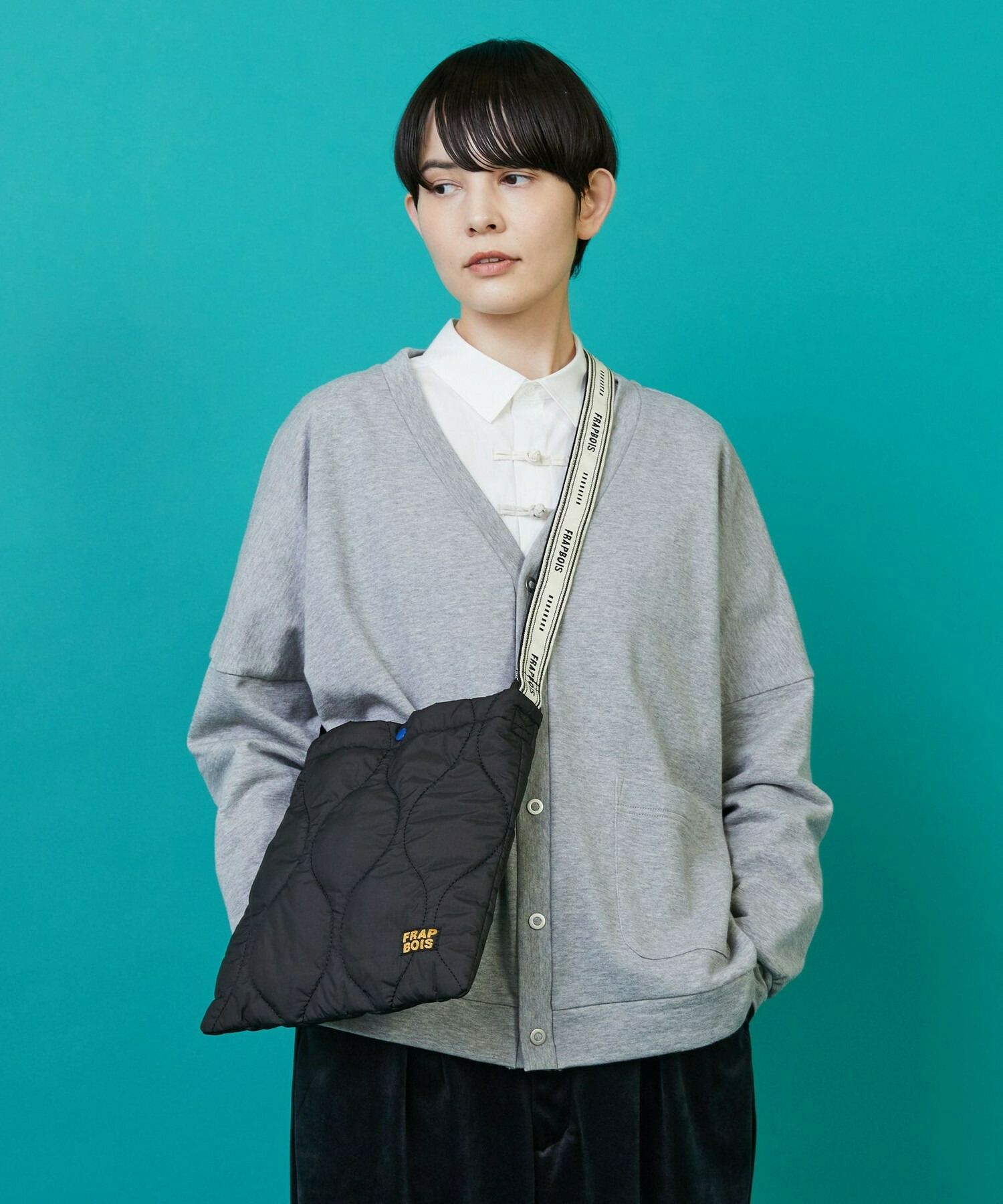 【FRAPBOIS】キルティングBAG 詳細画像 ブラック 16