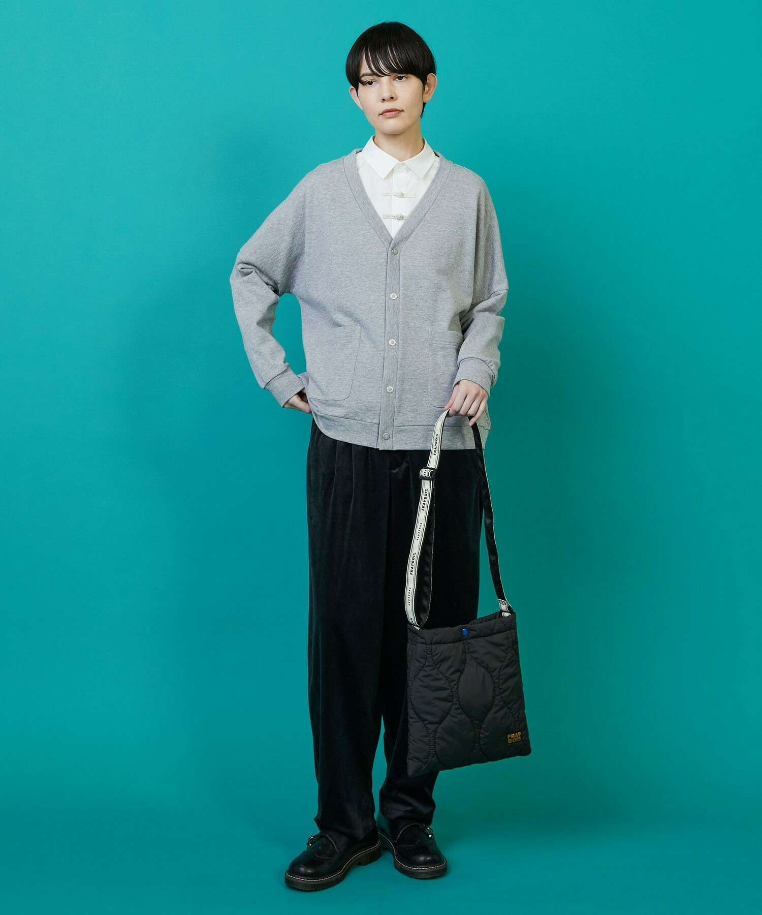 【FRAPBOIS】キルティングBAG 詳細画像 ブラック 18