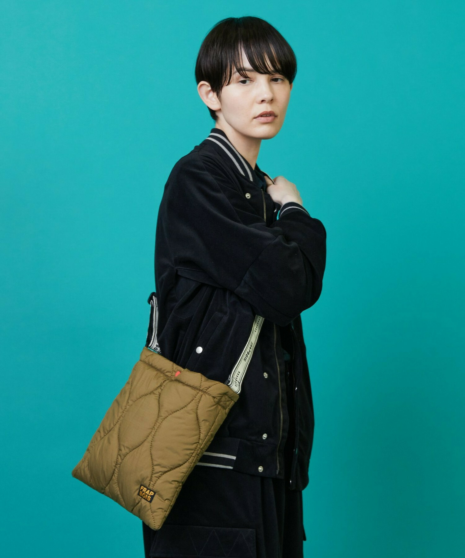 【FRAPBOIS】キルティングBAG 詳細画像 ブラック 7