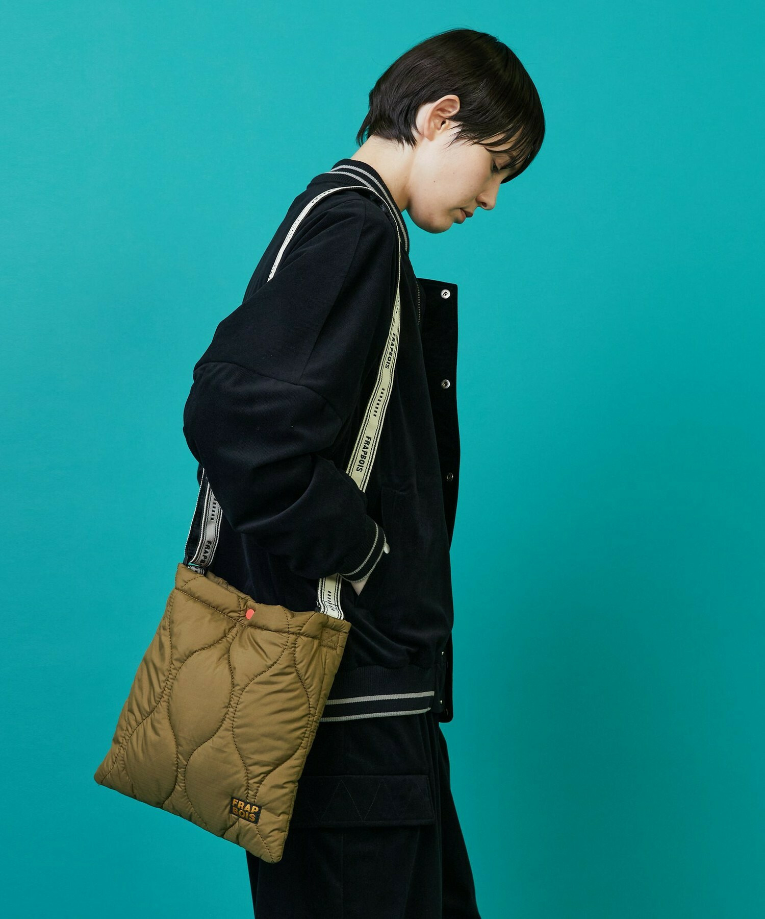 【FRAPBOIS】キルティングBAG 詳細画像 ブラック 8