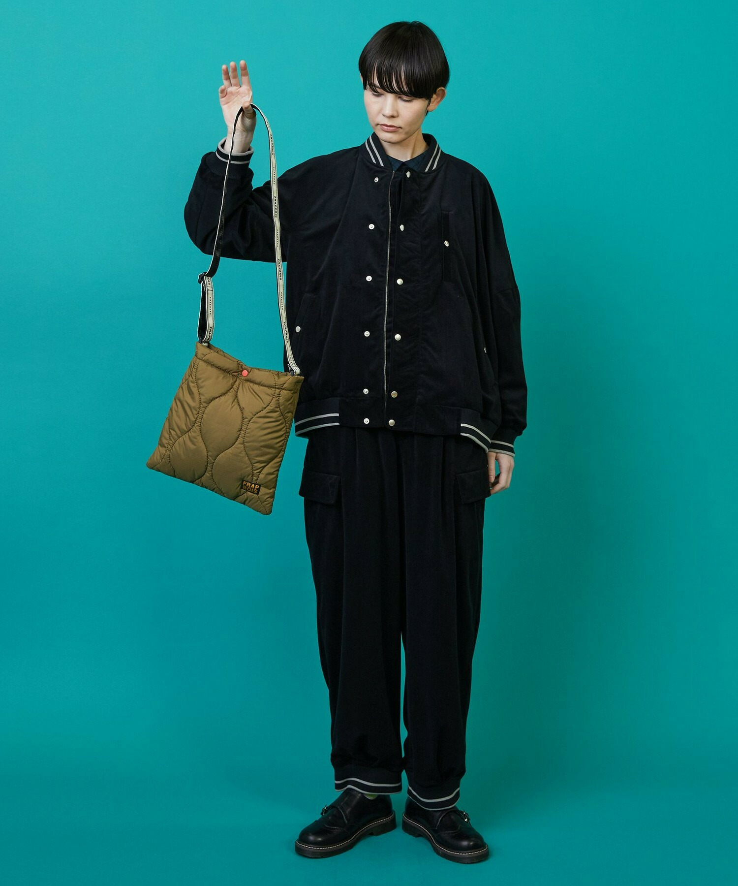 【FRAPBOIS】キルティングBAG 詳細画像 ブラック 9