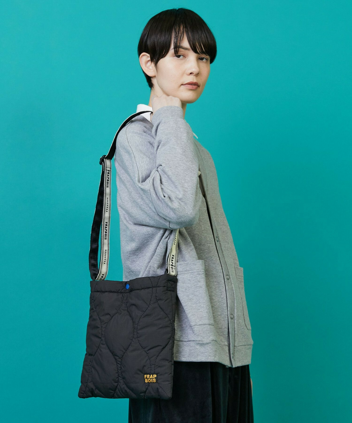 【FRAPBOIS】キルティングBAG 詳細画像 ブラック 1