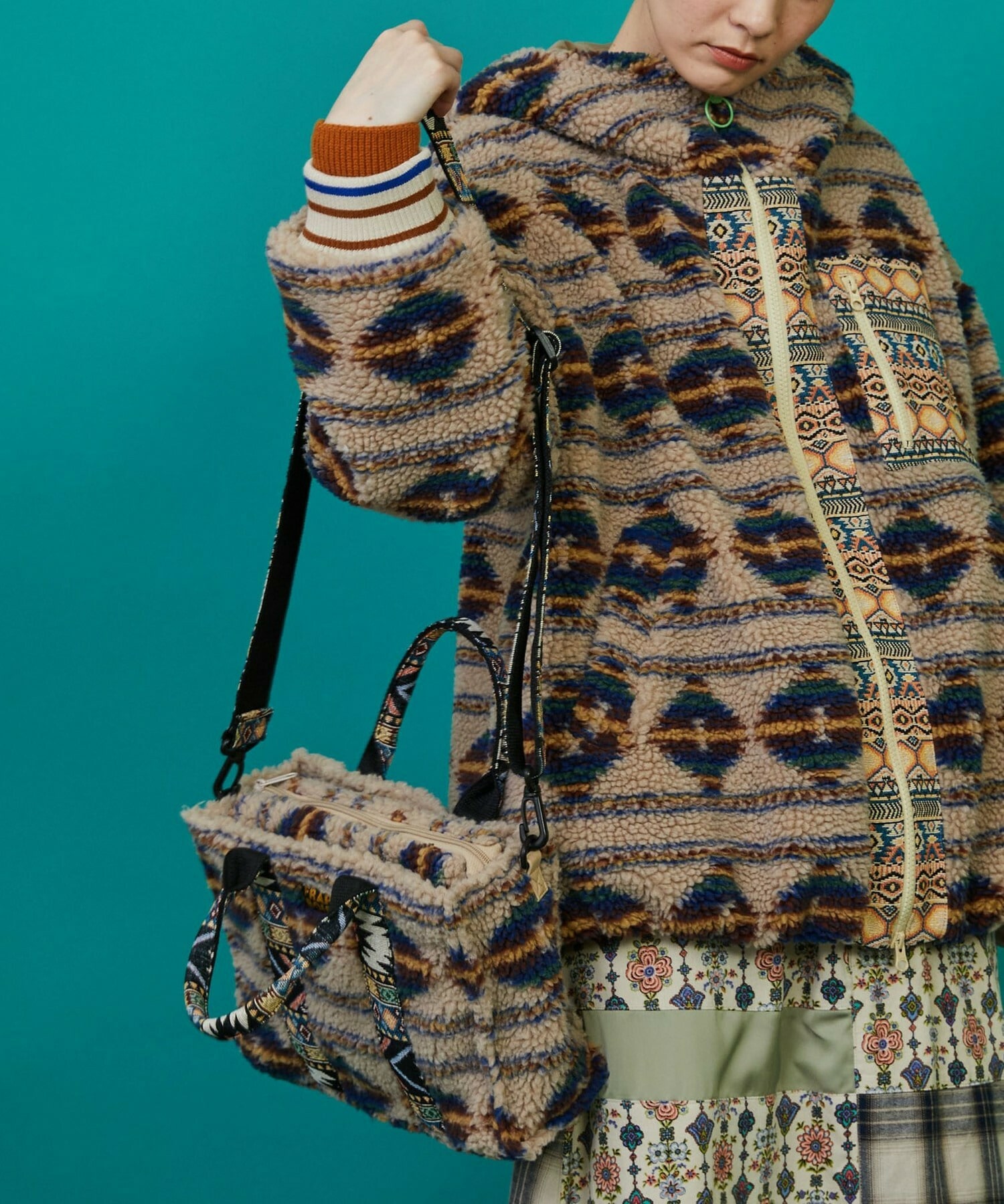 【FRAPBOIS】ボアクロアトート 詳細画像 ブラック 7