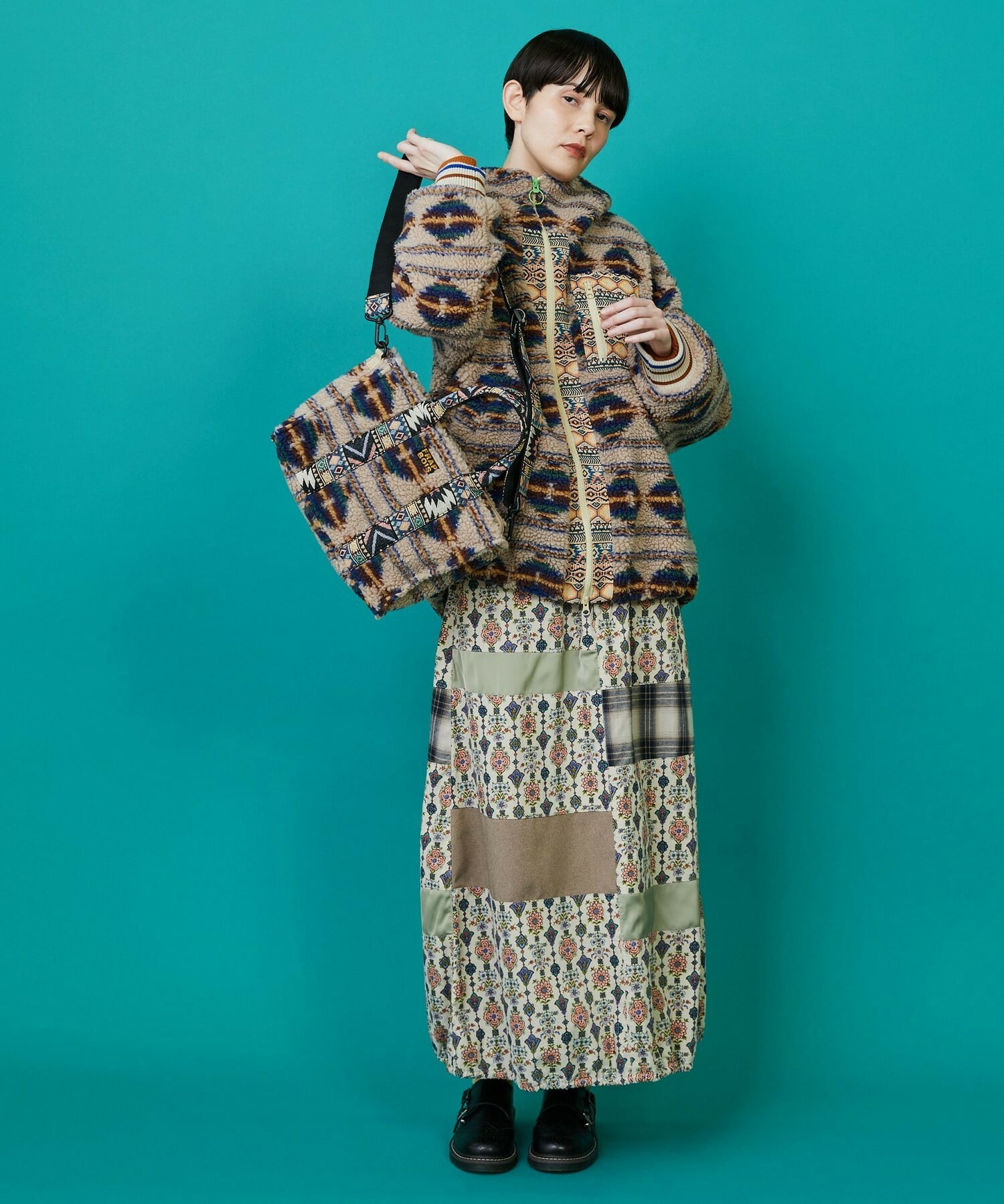 【FRAPBOIS】ボアクロアトート 詳細画像 ブラック 9