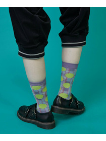 【FRAPBOIS】チェックオンドットソックス 詳細画像 ブラック 6