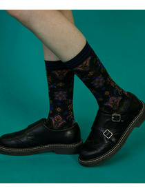 【FRAPBOIS】ドライフラワーソックス 詳細画像 ブラック 11