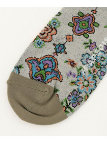 【FRAPBOIS】ドライフラワーソックス 詳細画像 ブラック 4