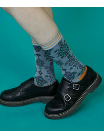 【FRAPBOIS】ドライフラワーソックス 詳細画像 ブラック 8