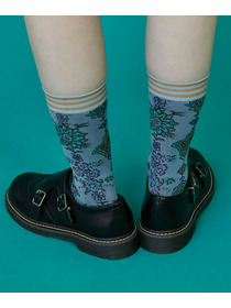 【FRAPBOIS】ドライフラワーソックス 詳細画像 ブラック 9