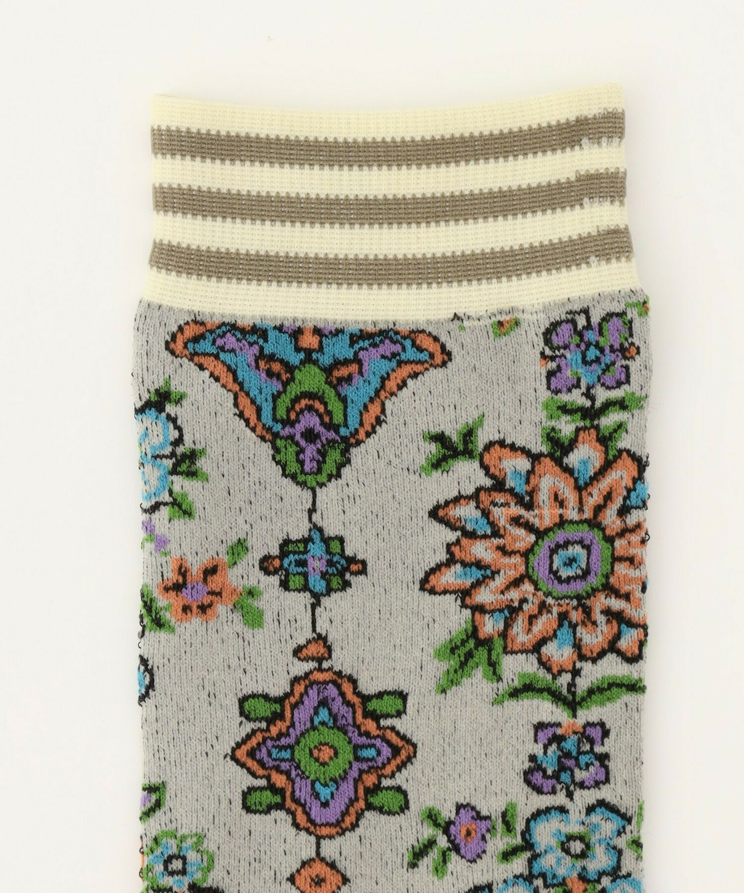 [FRAPBOIS] Dried Flower Socks, Detailed Image, Black, 2