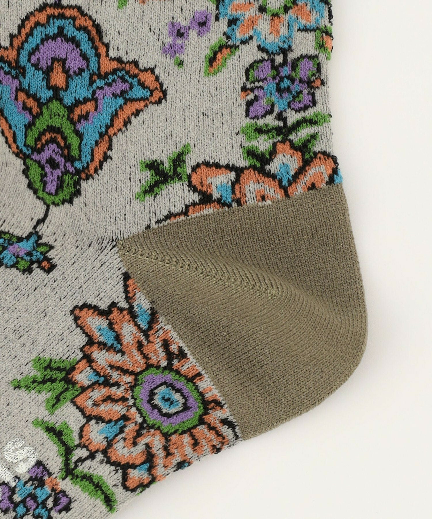 [FRAPBOIS] Dried Flower Socks, Detailed Image, Black, 3