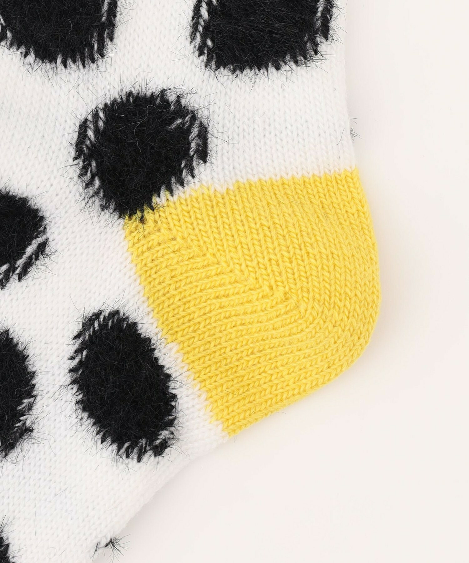 [FRAPBOIS] Feathermic Socks, detailed image, Black, 3