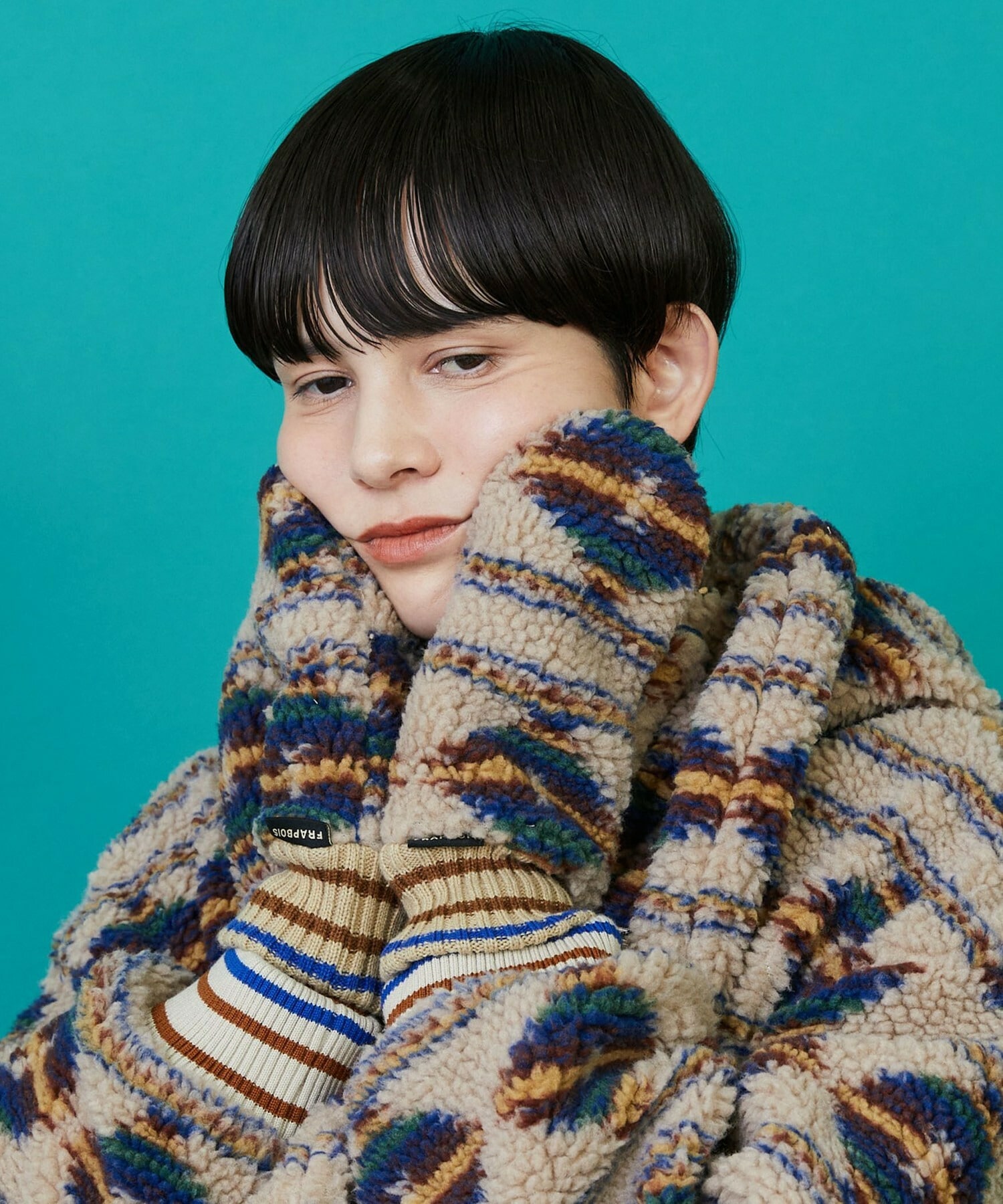 【FRAPBOIS】ボアミトン 詳細画像 ベージュ 1