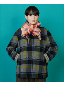 【FRAPBOIS】チェックストール 詳細画像 ネイビー 5