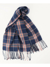 【FRAPBOIS】チェックストール 詳細画像 ネイビー 9