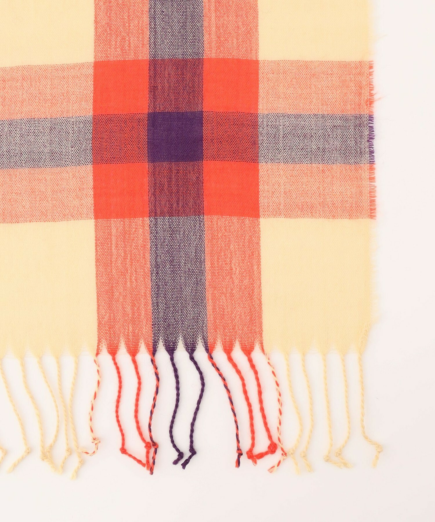 【FRAPBOIS】チェックストール 詳細画像 ネイビー 2