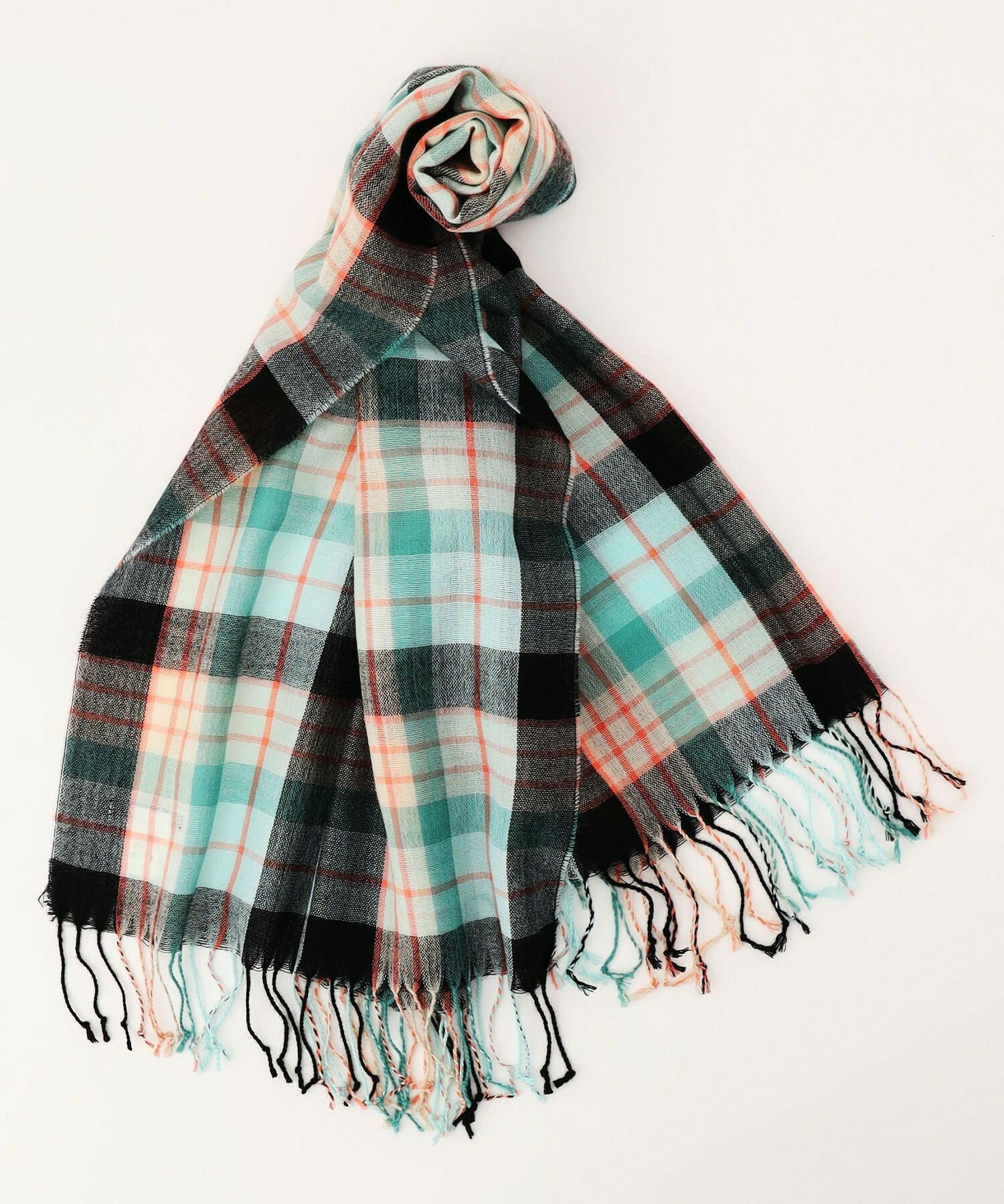 【FRAPBOIS】チェックストール 詳細画像 ネイビー 6