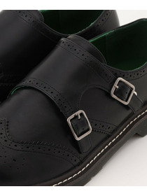 【FRAPBOIS】ダブルモンクシューズ 詳細画像 ブラック 6