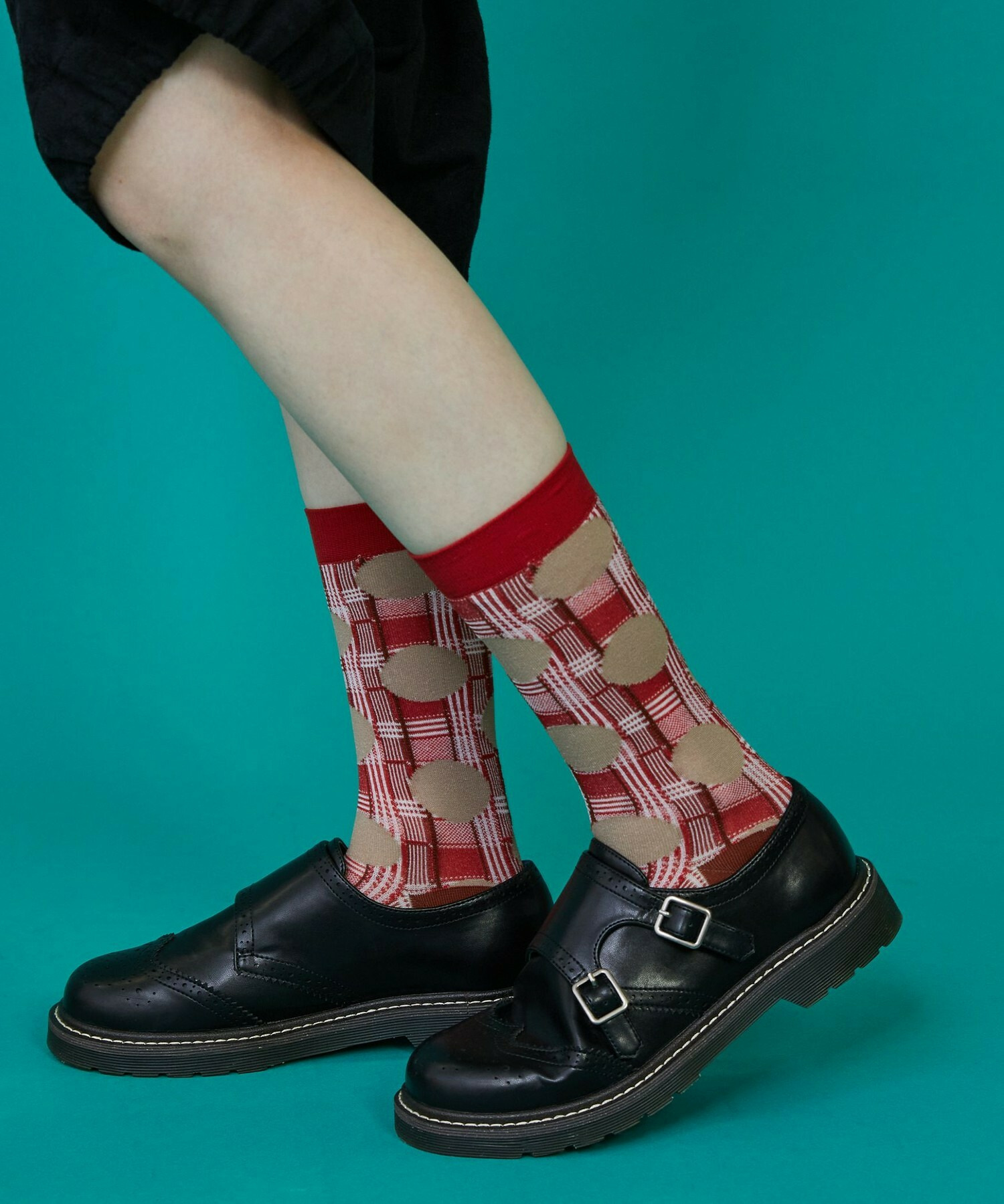 【FRAPBOIS】ダブルモンクシューズ 詳細画像 ブラック 12