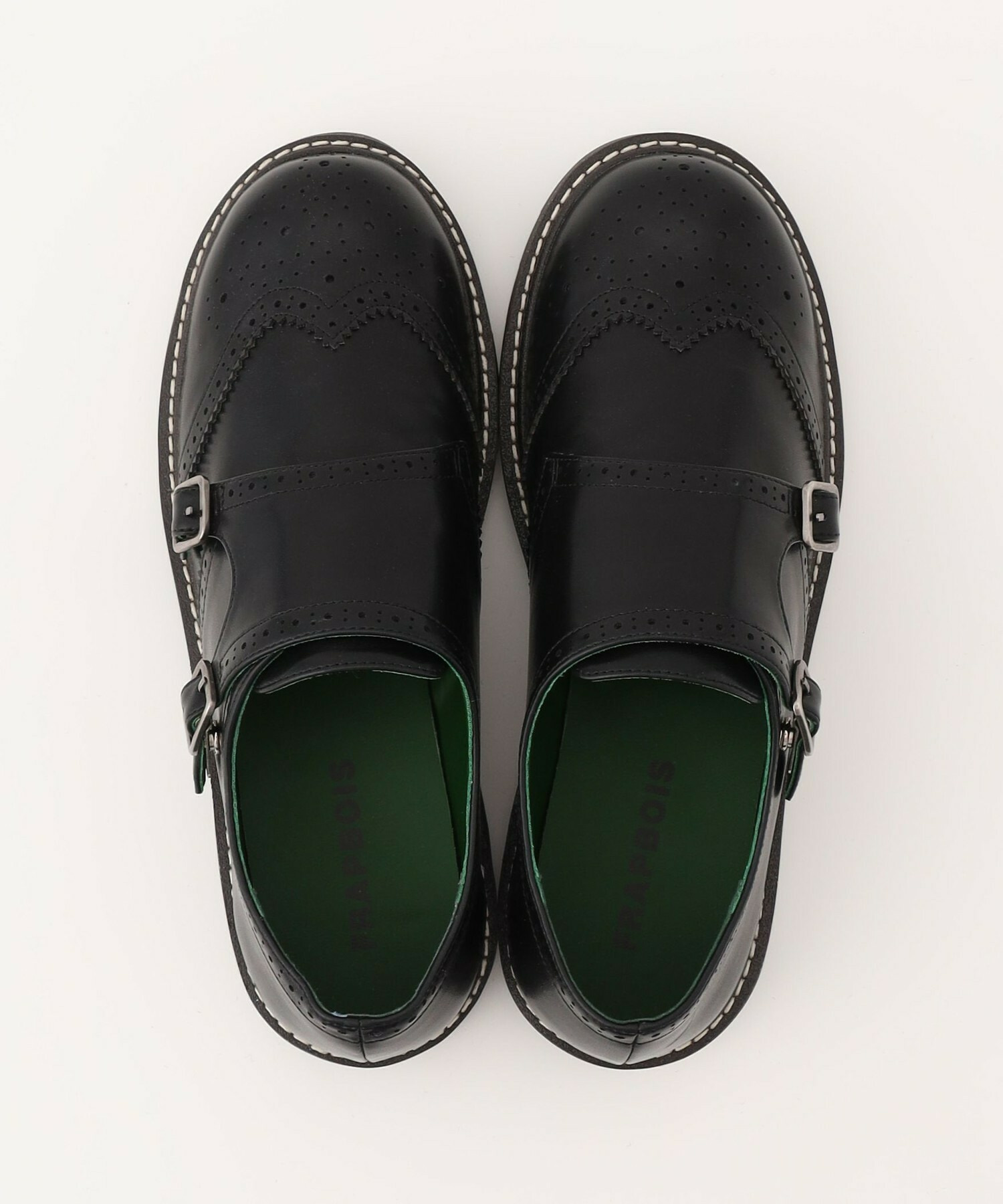 【FRAPBOIS】ダブルモンクシューズ 詳細画像 ブラック 5