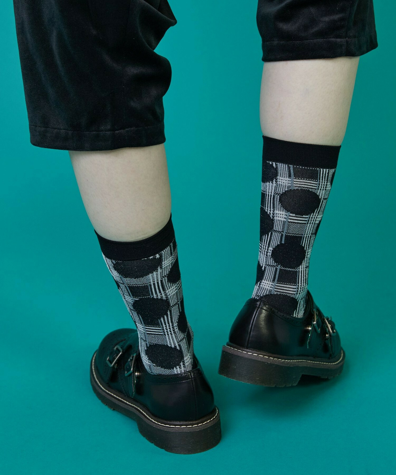 【FRAPBOIS】ダブルモンクシューズ 詳細画像 ブラック 8