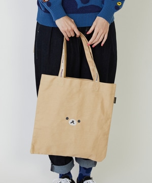 【FRAPBOIS】Rilakkuma ロゴトート 詳細画像 ベージュ 1