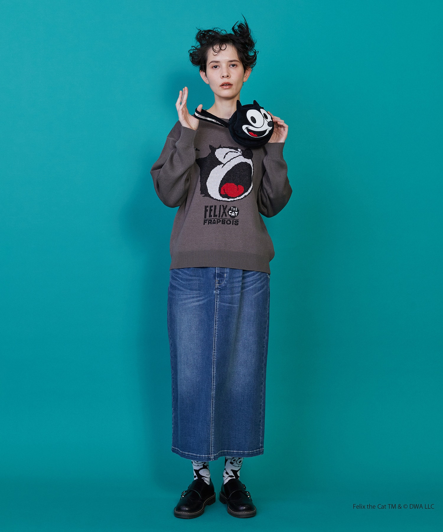 【FRAPBOIS】FELIX フェイスポーチ 詳細画像 ブラック 6