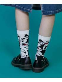 【FRAPBOIS】FELIX ソックス 詳細画像 チャコールグレー 4