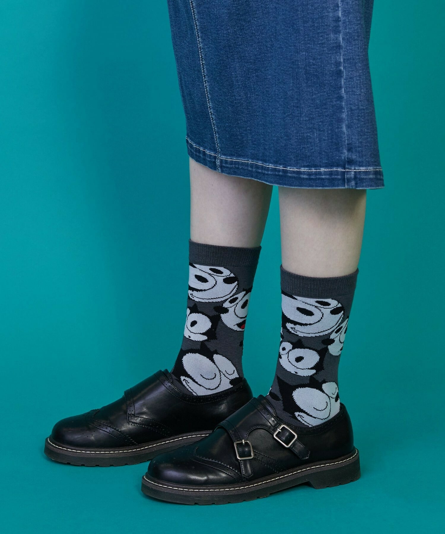 【FRAPBOIS】FELIX ソックス 詳細画像 チャコールグレー 6